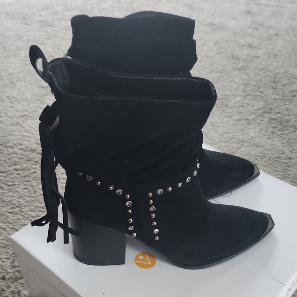Venus Ankle Boots with Studded Detail